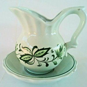 Creamer/Mini Pitcher Saucer Set INARCO Japan